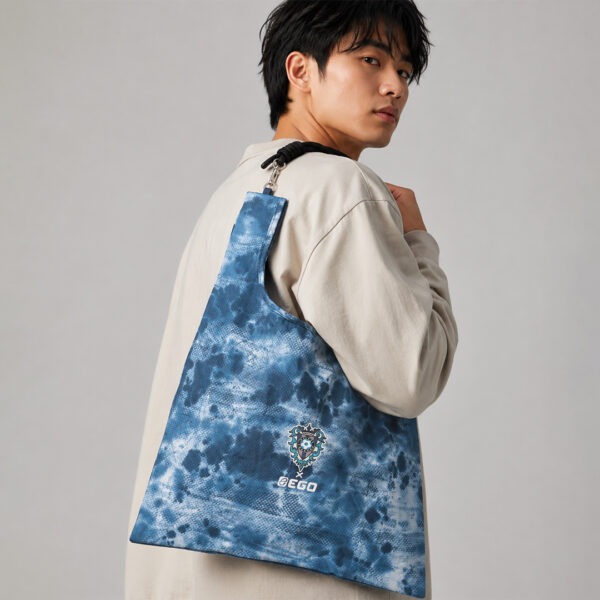 AE005 AVISPA FOLDABLE BAG TIE-DYE BLUE