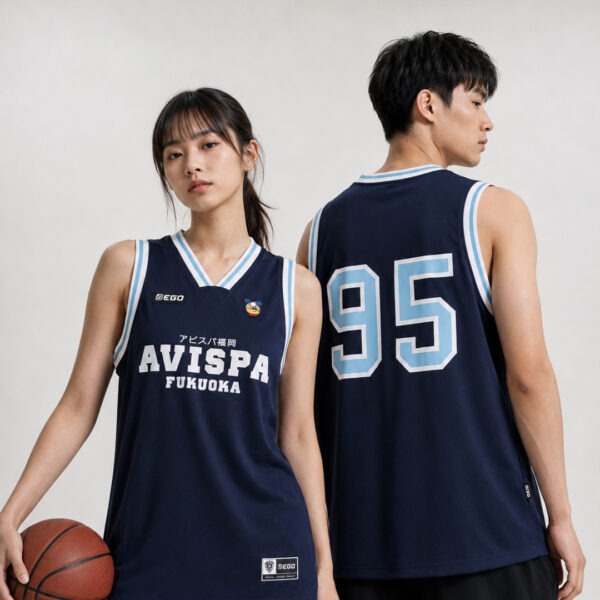 AE302 SLEEVELESS JERSEY BLUE