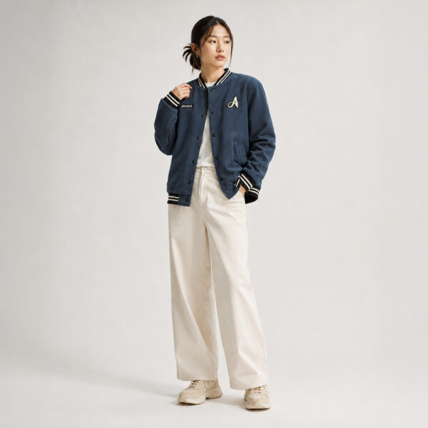 AE502 BOMBER JACKET NAVY