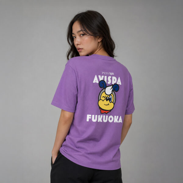 AE910 OVERSIZE T-SHIRT:AVISPA MAN PURPLE