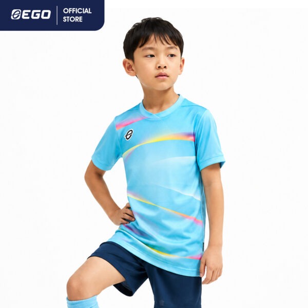 EG5180 KIDS SUBLIMATED ROUND-NECK FOOTBALL JERSEY GLOWX (EGO SPORT)