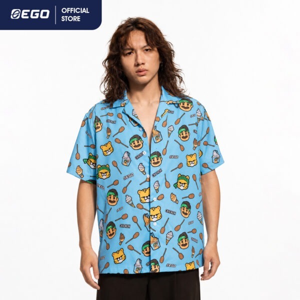 TS028 HAWAIIAN  SHIRT:EGO x CHAOKOH SKY