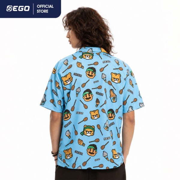 Second image of TS028 HAWAIIAN  SHIRT:EGO x CHAOKOH SKY