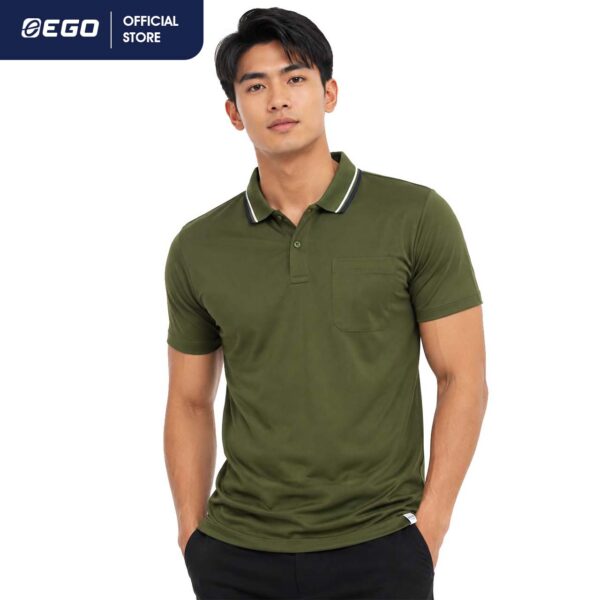 EG6187(SS-XL) เสื้อโปโลชายเบสิคแขนสั้น 99.95% ANITI-BACTERIAL (EGO SPORT)