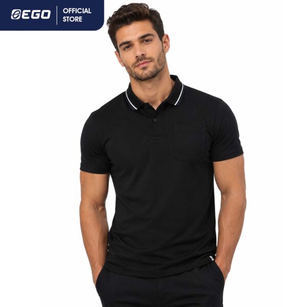 EG6187(3L-6L) เสื้อโปโลชายเบสิคแขนสั้น 99.95% ANITI-BACTERIAL (EGO SPORT)