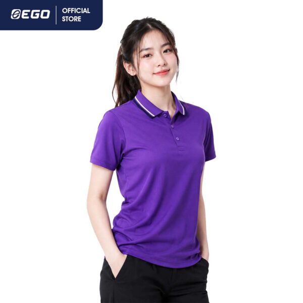 EG6188 เสื้อโปโลหญิงเบสิกแขนสั้น 99.95% ANTI-BACTERIAL (EGOSPORT)
