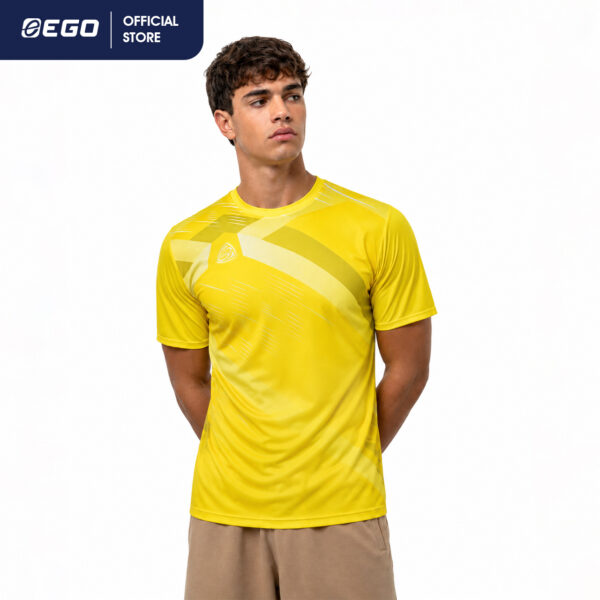 EG5116 เสื้อฟุตบอลพิมพ์ลายคอกลม แขนสั้น MICRO LIGHT EGOSPORT