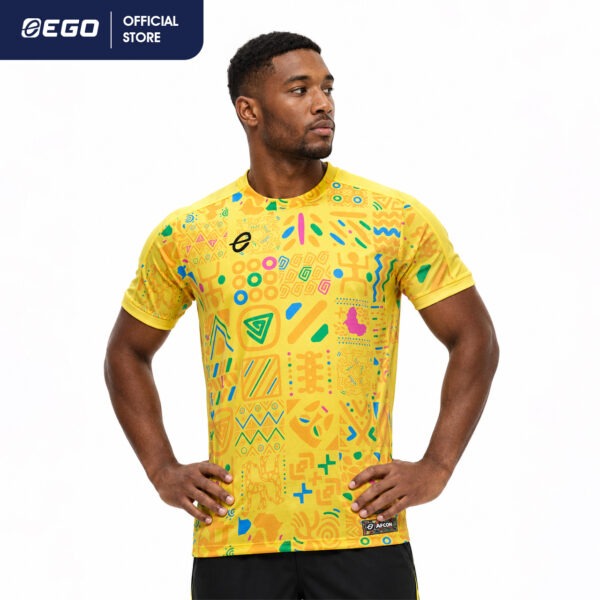 EG5155 Printed Crew Neck T-Shirt AFCON-YUTACAN (EGO SPORT)