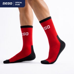 EG107 ถุงเท้าฟุตบอลยาวพิเศษพร้อมกันลื่น ผู้ใหญ่ EGO SPORT